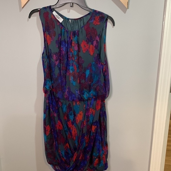 TIBI: 100% silk Genevieve Draped Dress - Picture 4 of 9